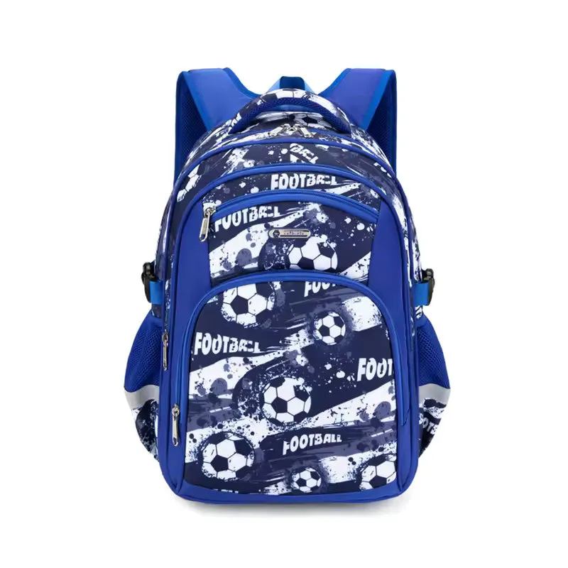 Champ’s Choice Football Print School Bag - Waterproof, Large Capacity Backpack