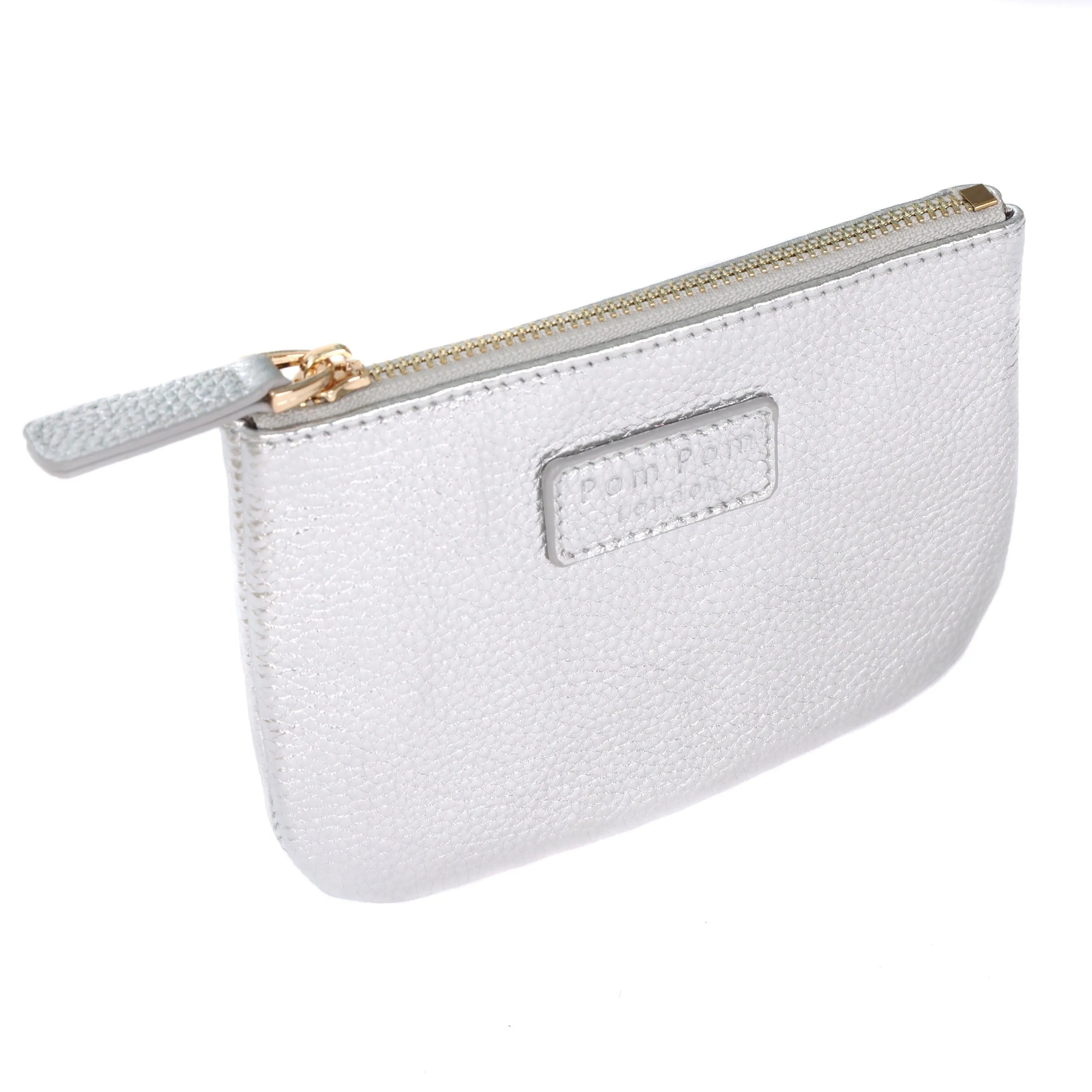 Chelsea Coin Purse Metallic Silver