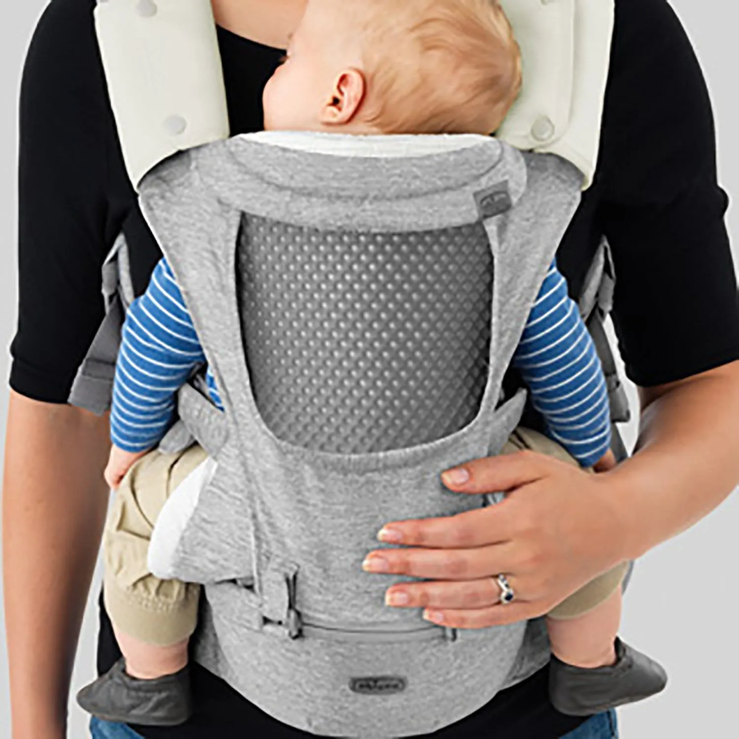 CHICCO SIDEKICK PLUS HIP SEAT CARRIER 0-36M DENIM