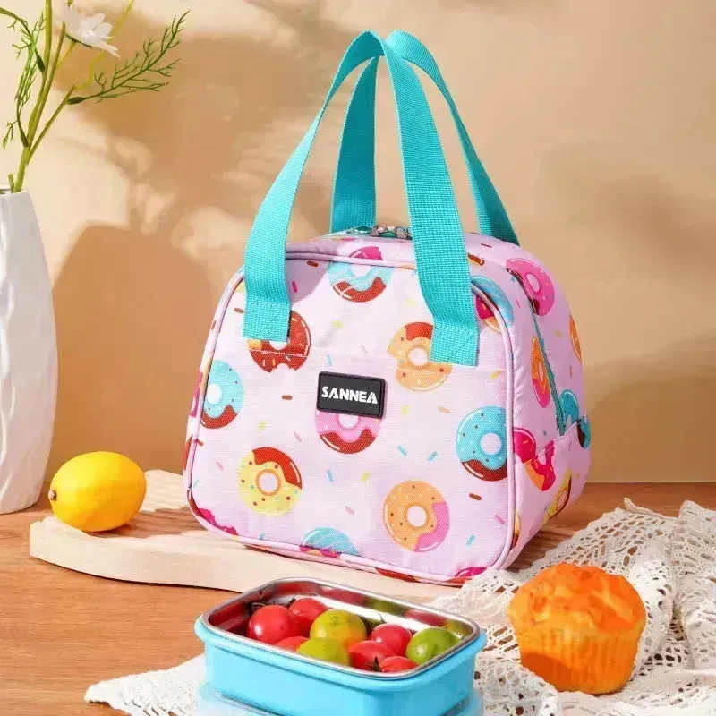 Children's Cartoon Insulated Bag Students With Meals Lunch Box Bag Portable Cold Preservation Ice Pack