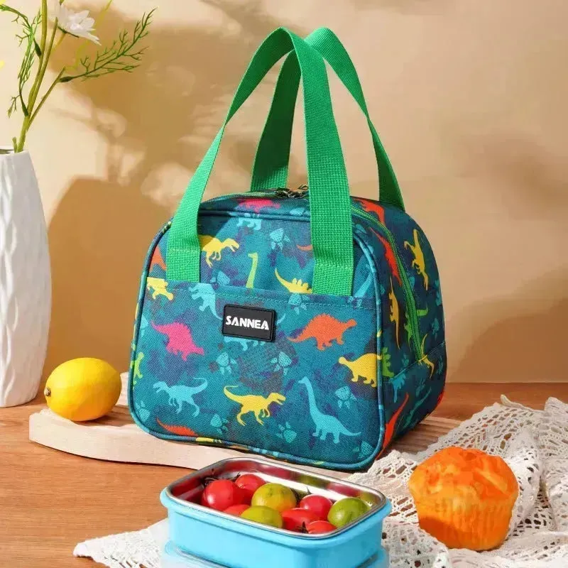 Children's Cartoon Insulated Bag Students With Meals Lunch Box Bag Portable Cold Preservation Ice Pack