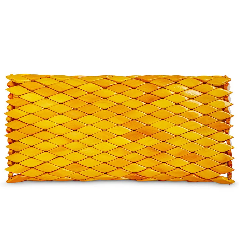 Clutch Purse, Copacabana - Yellow