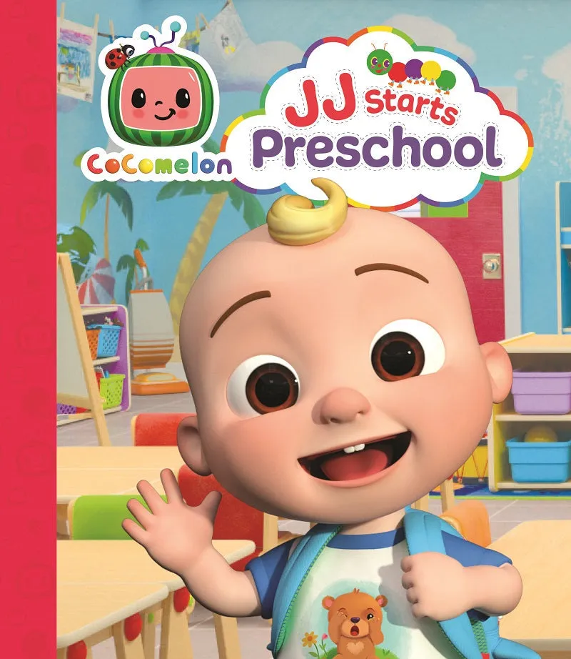 Cocomelon Jj Starts Preschool Board Book