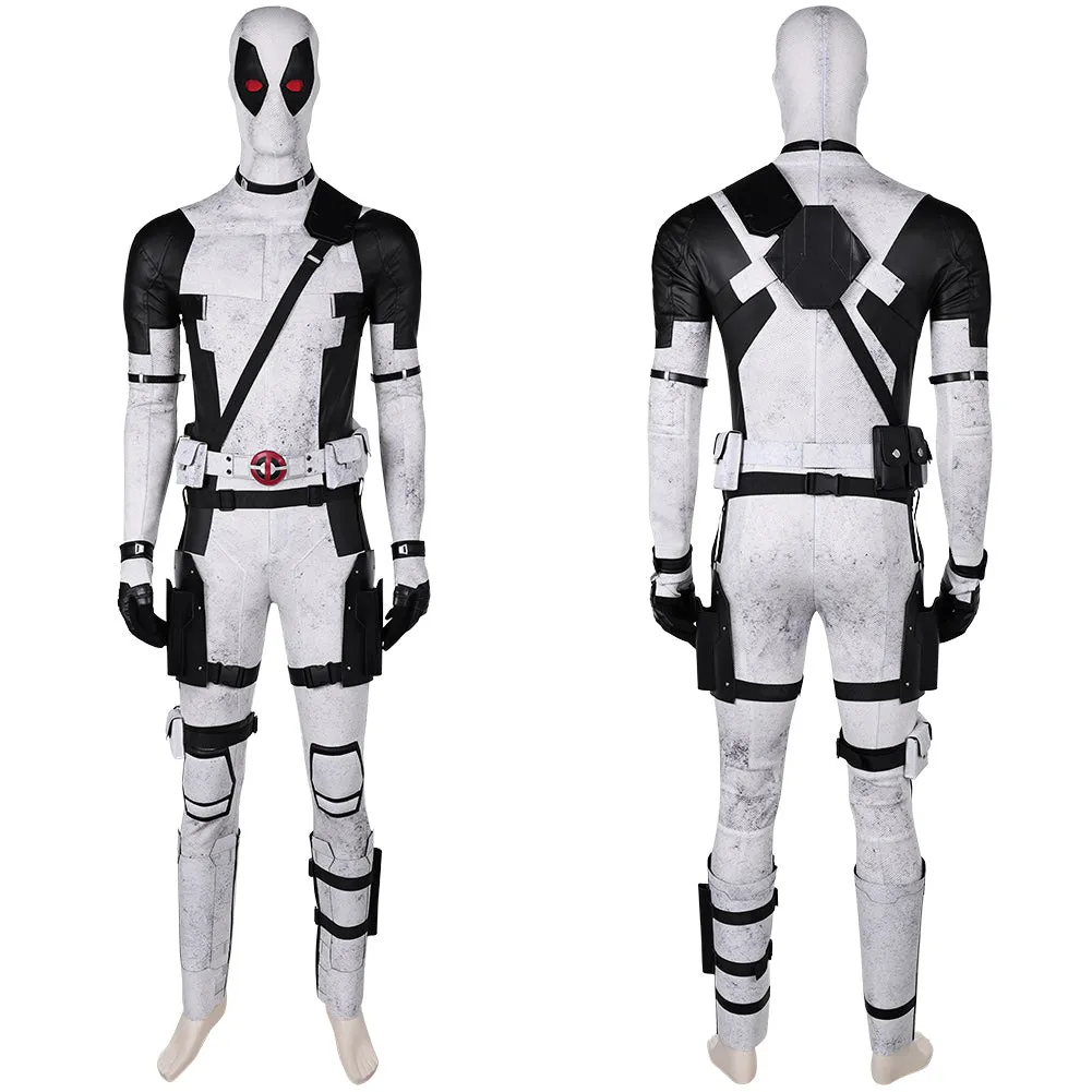 Comics Deadpool X-Force Variant Deadpool Wade Wilson White Suit Cosplay Costume Outfits