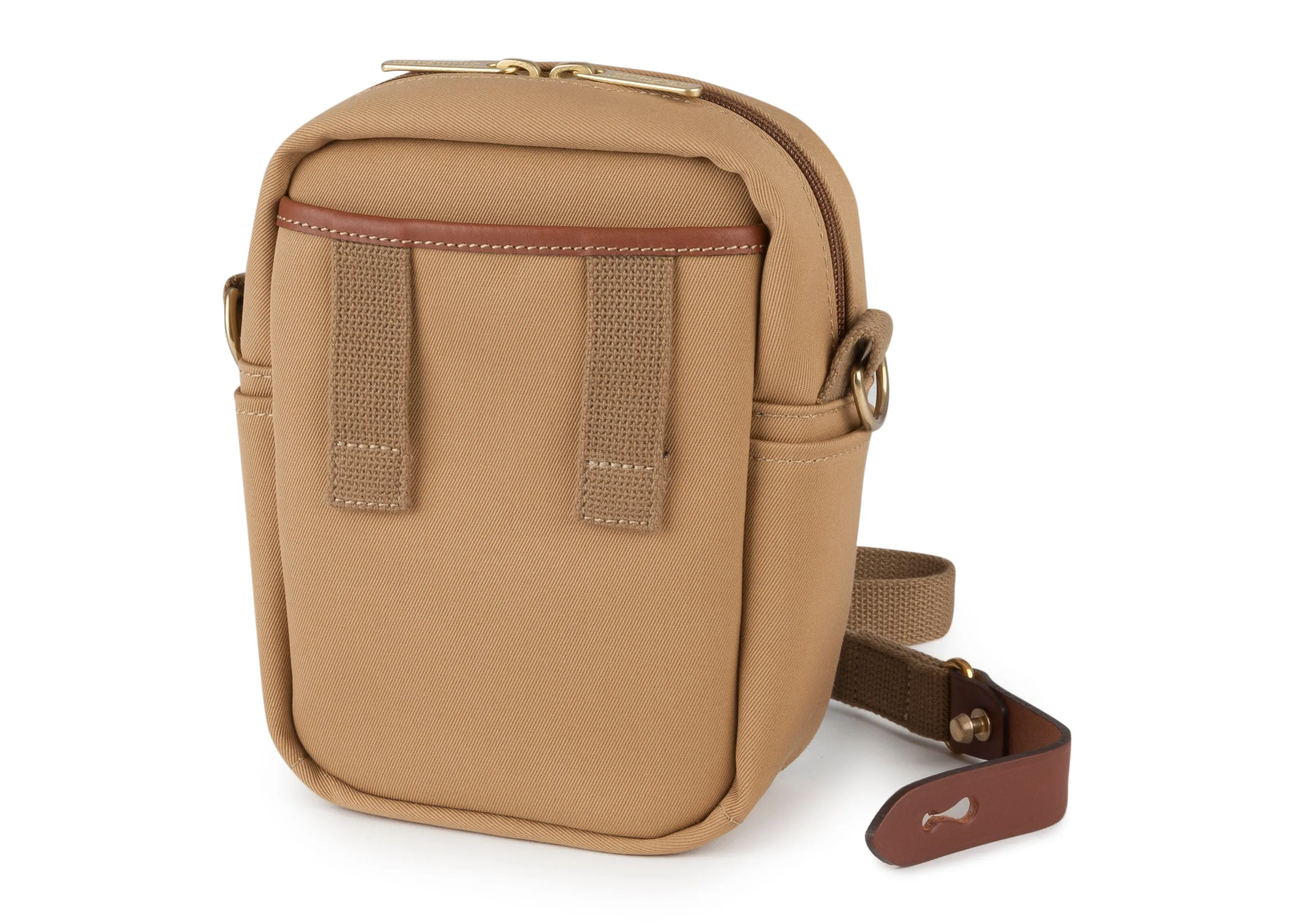 Compact Stowaway - Khaki Canvas / Tan Leather