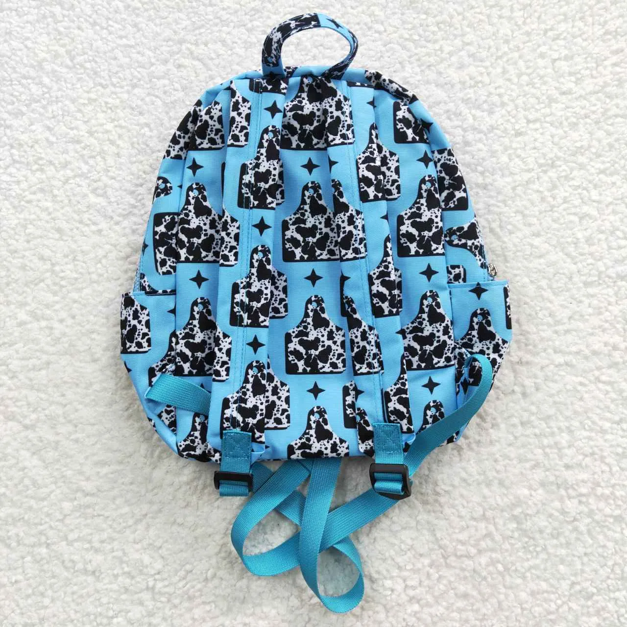 cow pattern blue shoulder bag BA0056