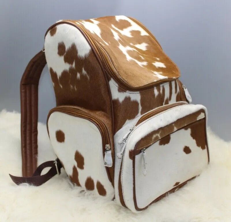 Cowhide Mommy Backpack