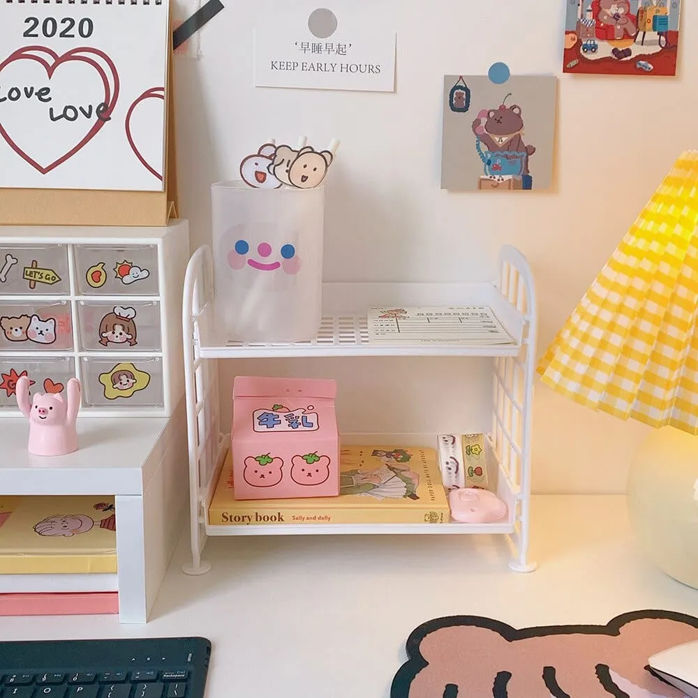 Cute Korean Mini Snack Storage Rack