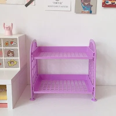 Cute Korean Mini Snack Storage Rack