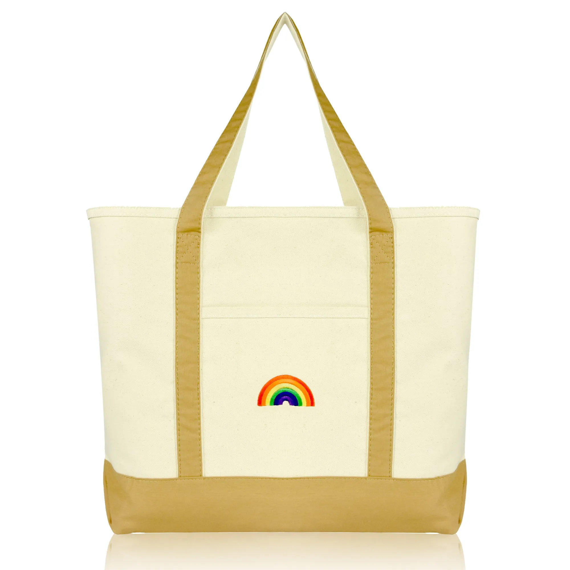 Dalix Rainbow Tote Bag