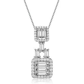 Déco Cube Pendant Necklace