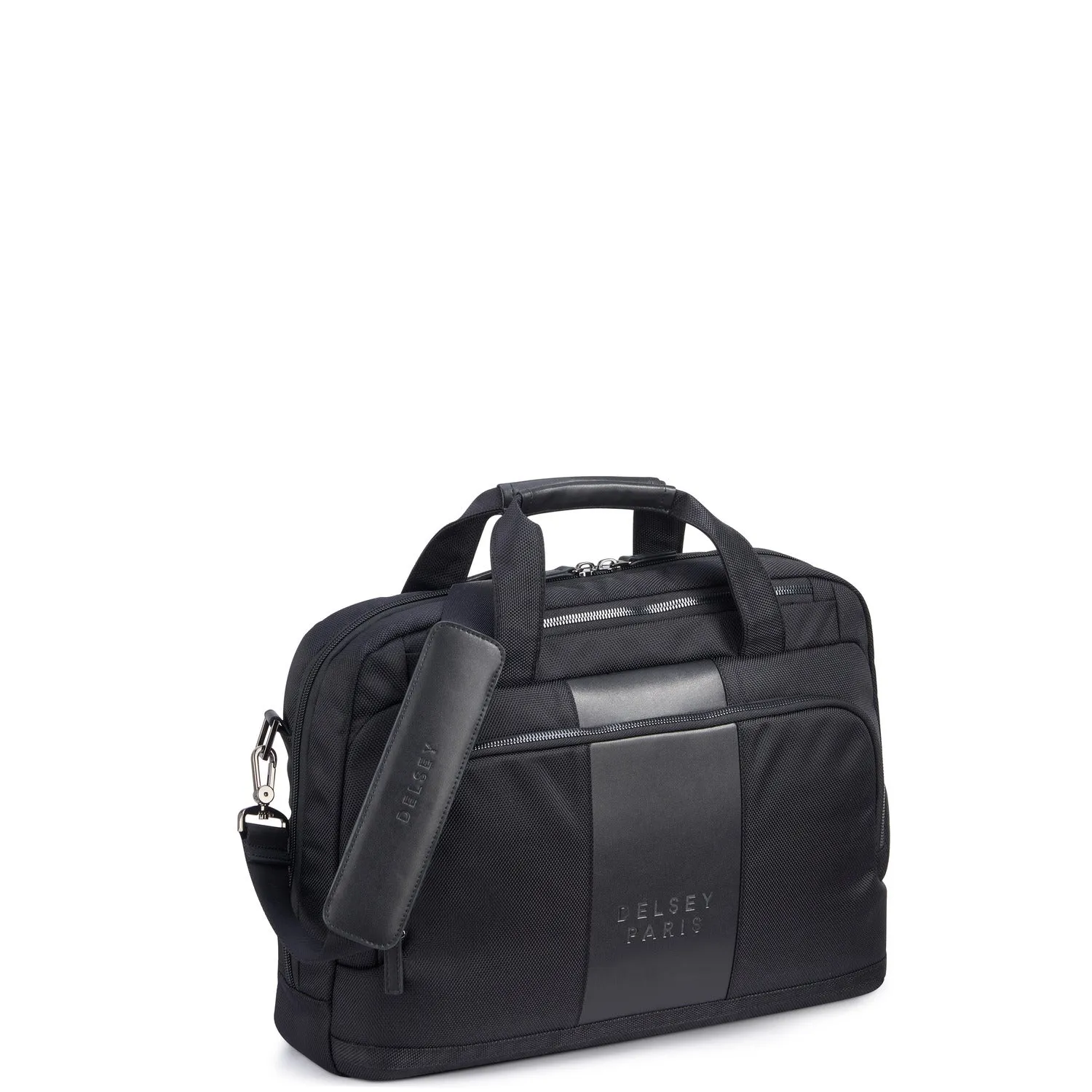 Delsey Wagram 1 Comparment Satchel Briefcase 15.6 inch