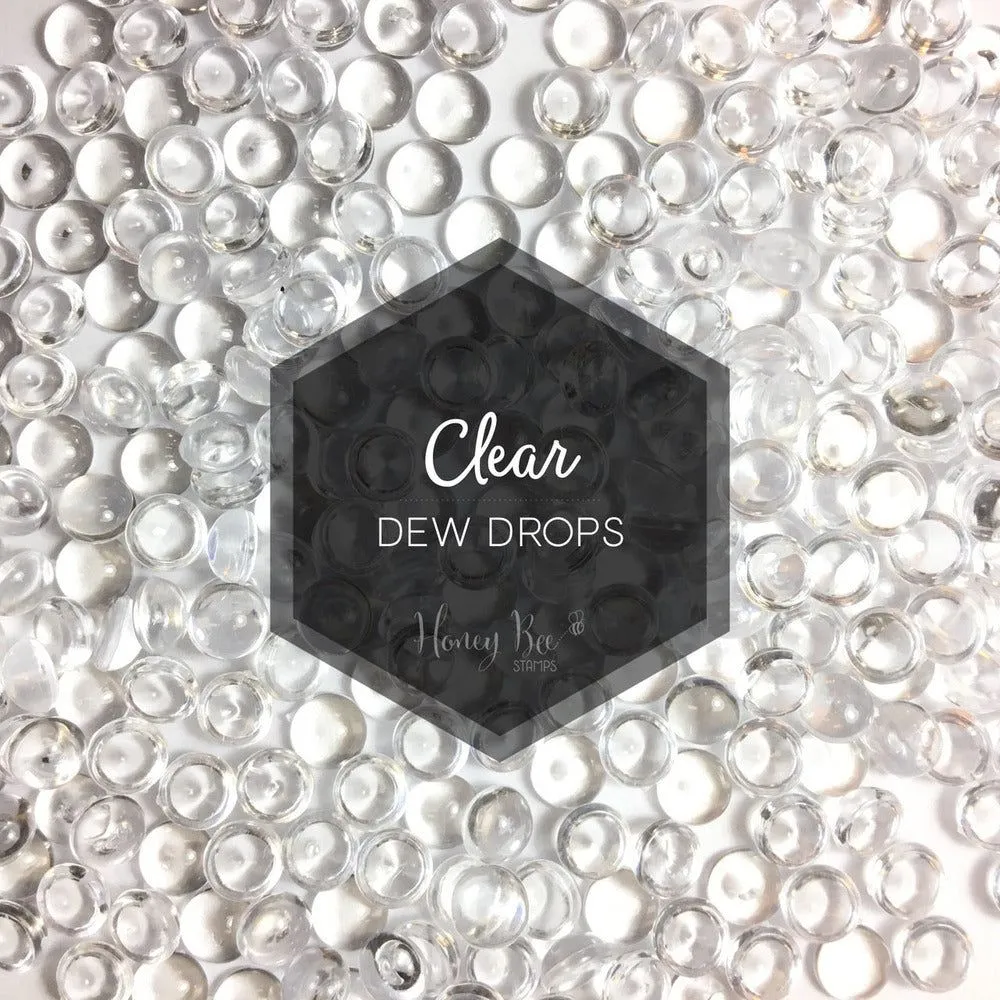 Dew Drops - Clear 3mm, 4mm, 5mm, 6mm, 8mm Sizes