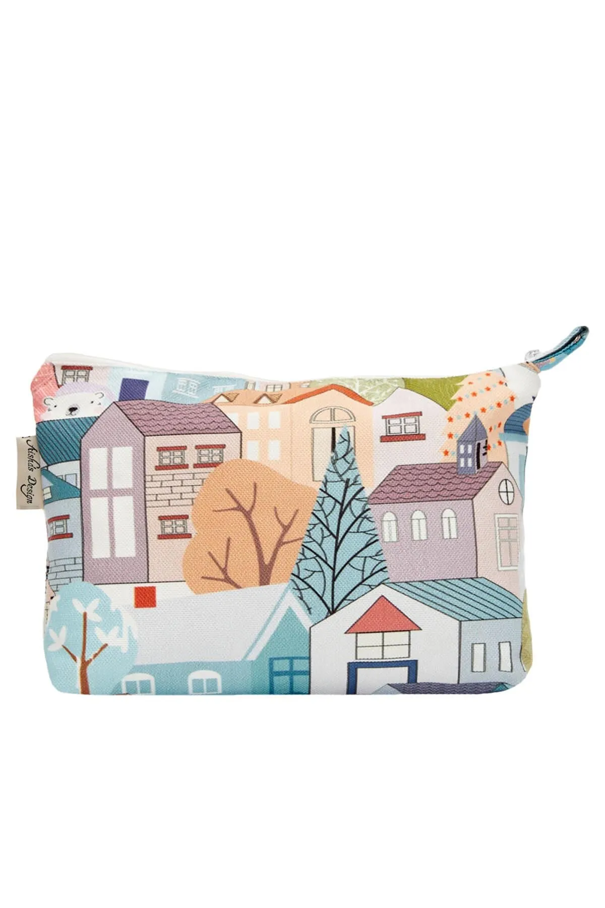 Digital Printed Fabric Handbag Vanity Bag Toiletry Bag for Women,CMB-5S