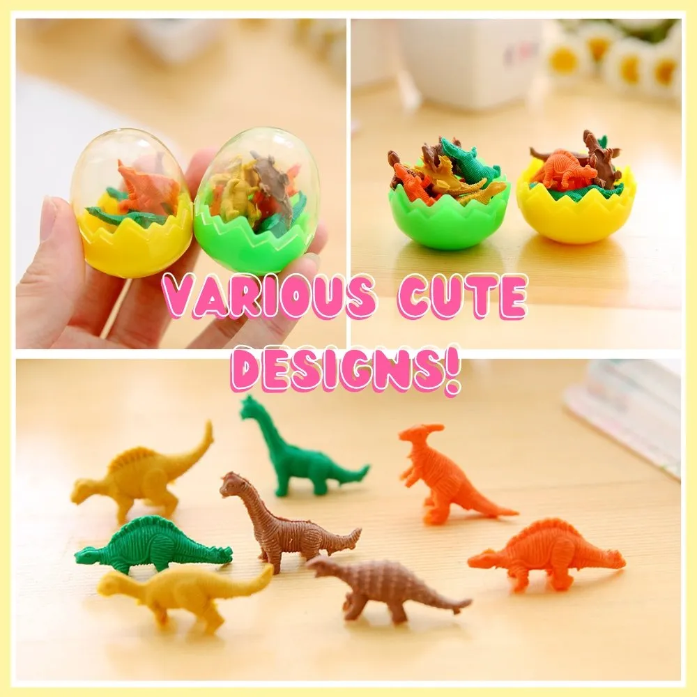 Dinosaur Egg Erasers