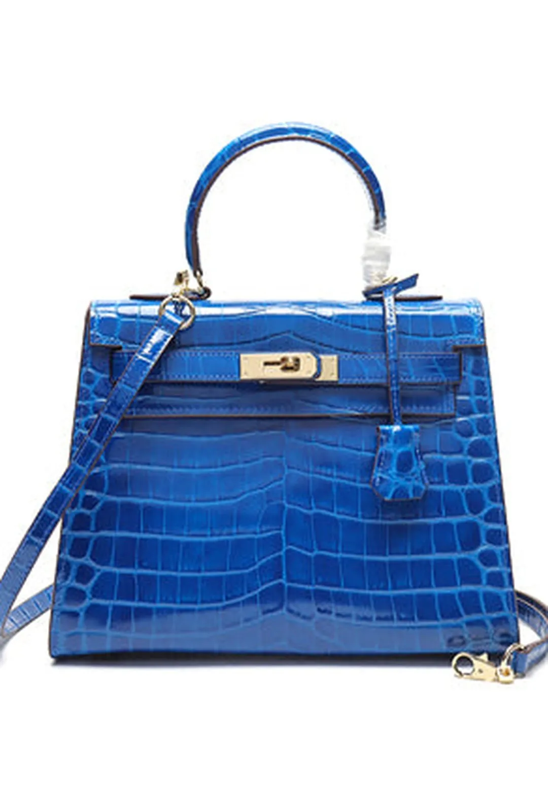 DONNA - CROC KELLY BAG