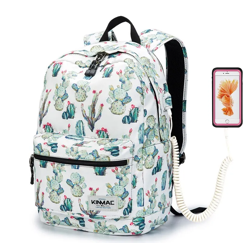 Doodle Backpack School Casual Laptop Protect Bag School Backpack For Macbook Dell Acer Laptop Bag