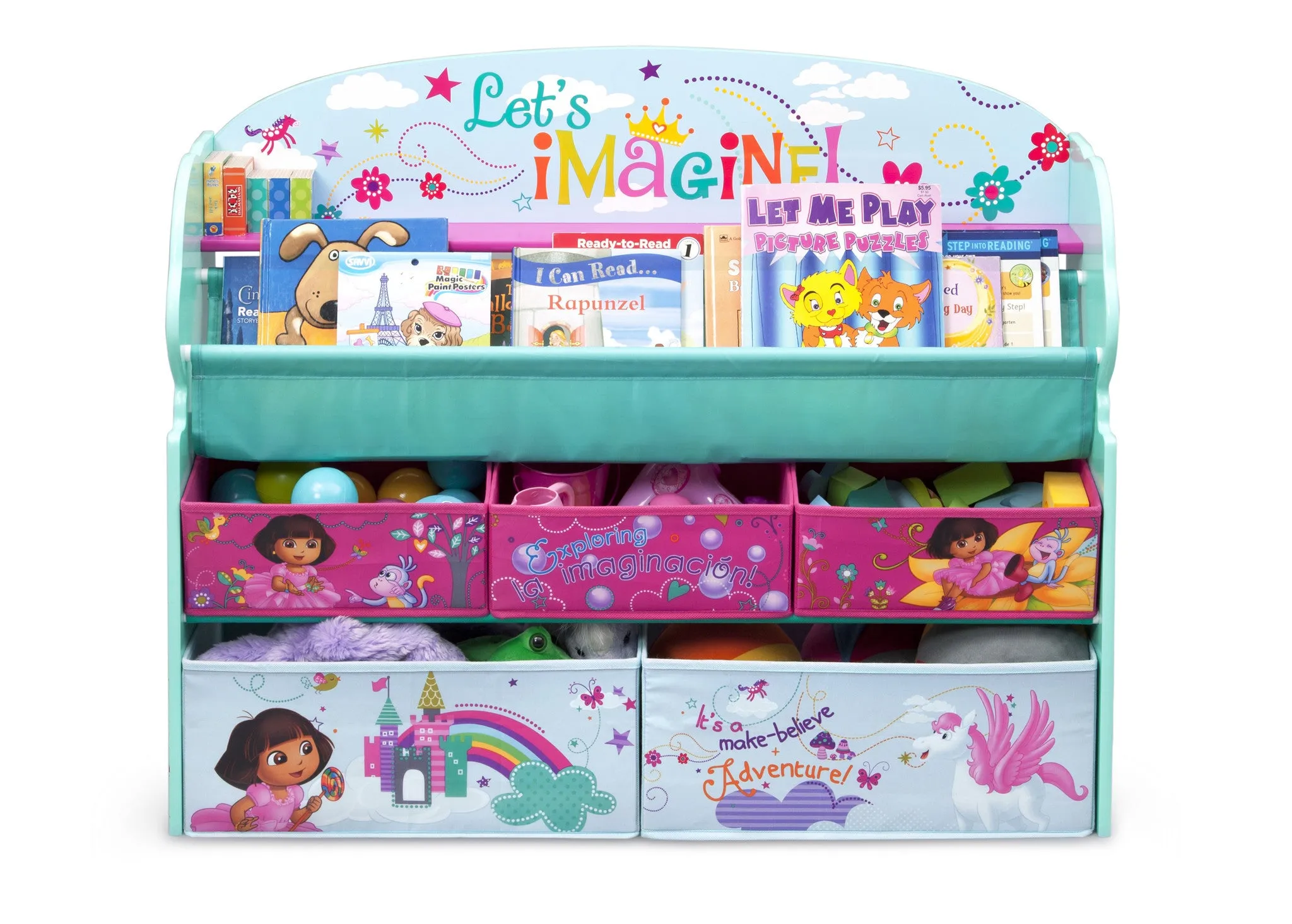 Dora Deluxe Book & Toy Organizer