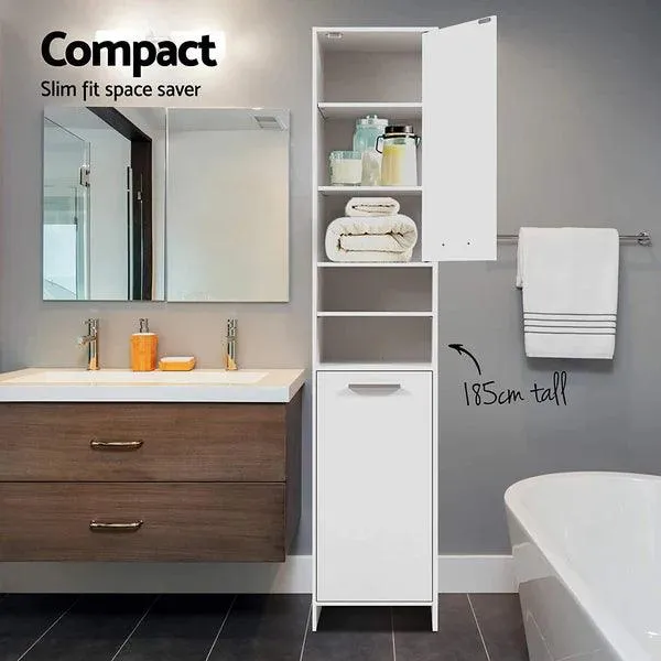 Double Cabinet Bathroom Rack