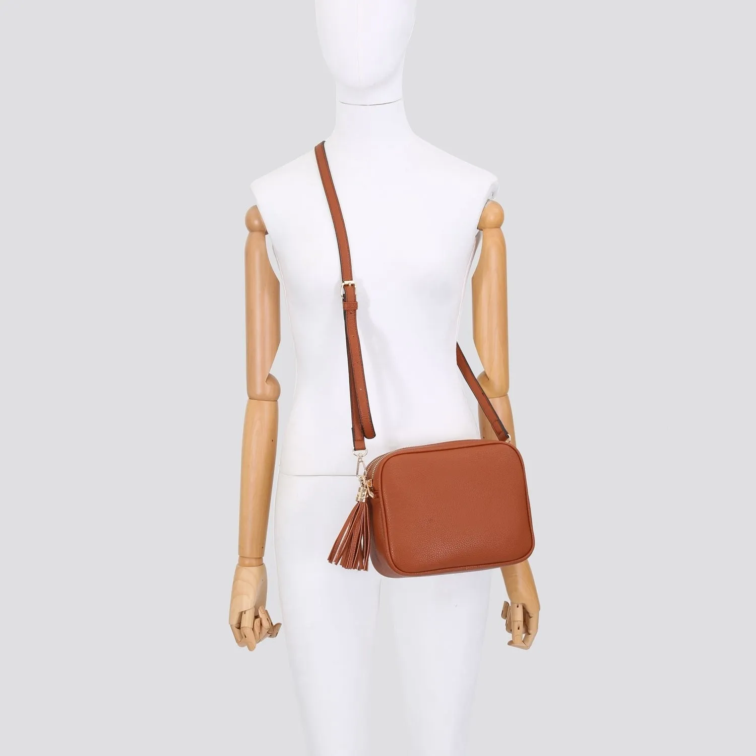 Double Zip Camera Bag - Copper