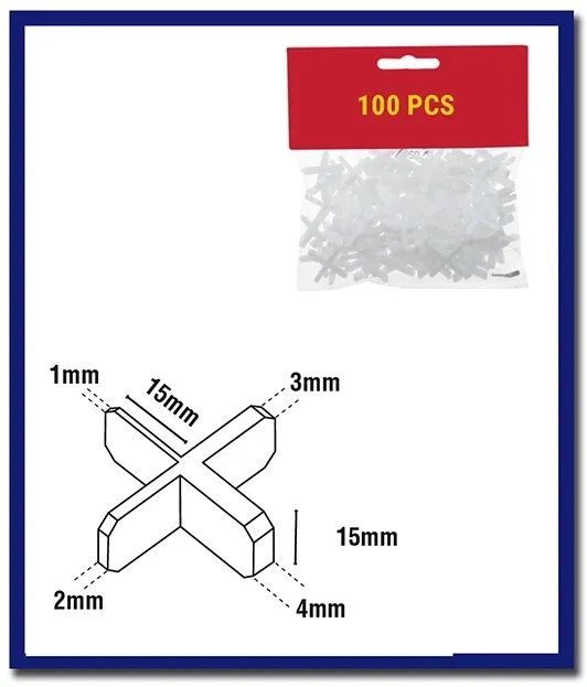 DTA Removable Multi-Size Spacer  1 to 4mm (100 Pcs Bag)