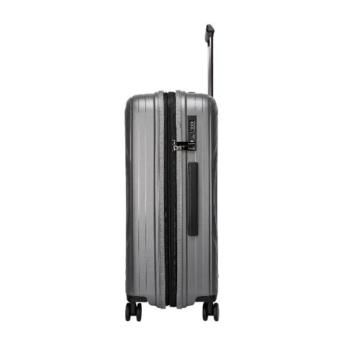 Eagle PP ABS Hard Shell Medium Expandable Suitcase with TSA Lock and 4 Spinner Wheels - 24"