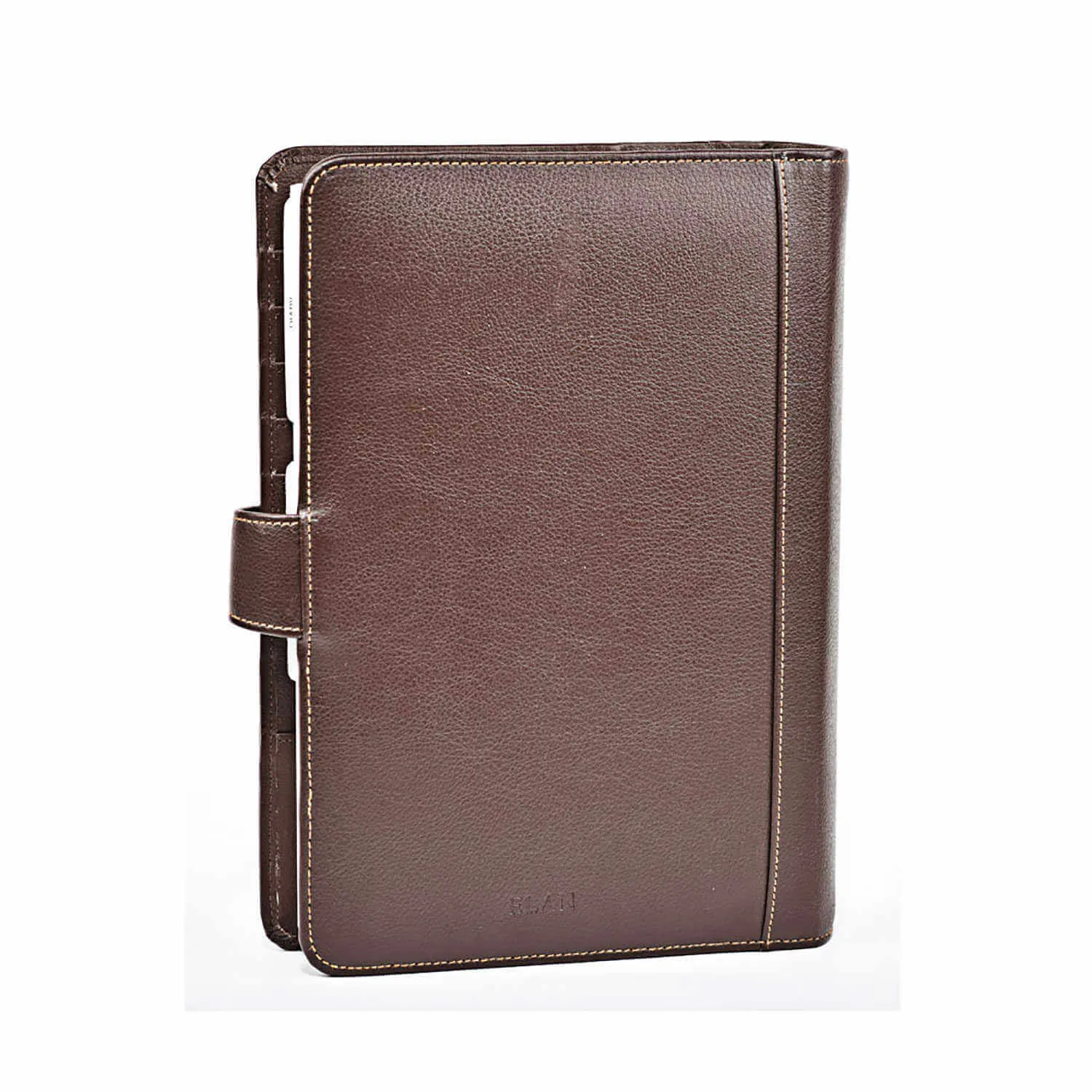 Elan Classic Leather Planner Organizer, Brown