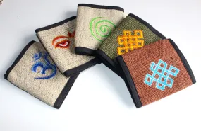 Embroidered Hemp Wallets