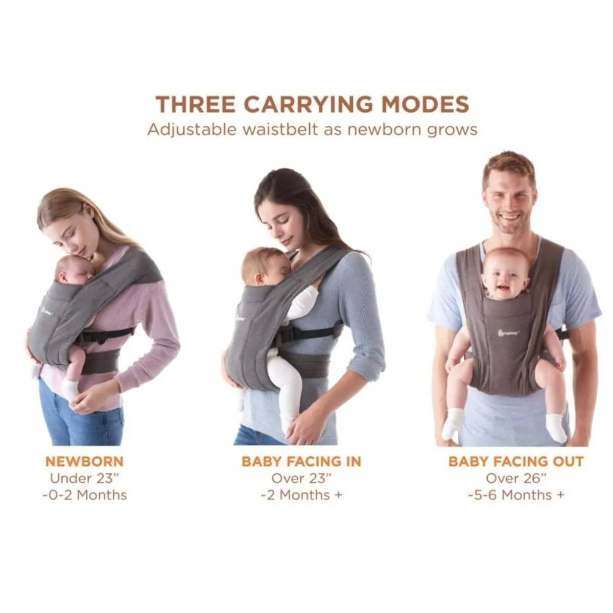 Ergobaby Embrace Baby Carrier - Pure Black