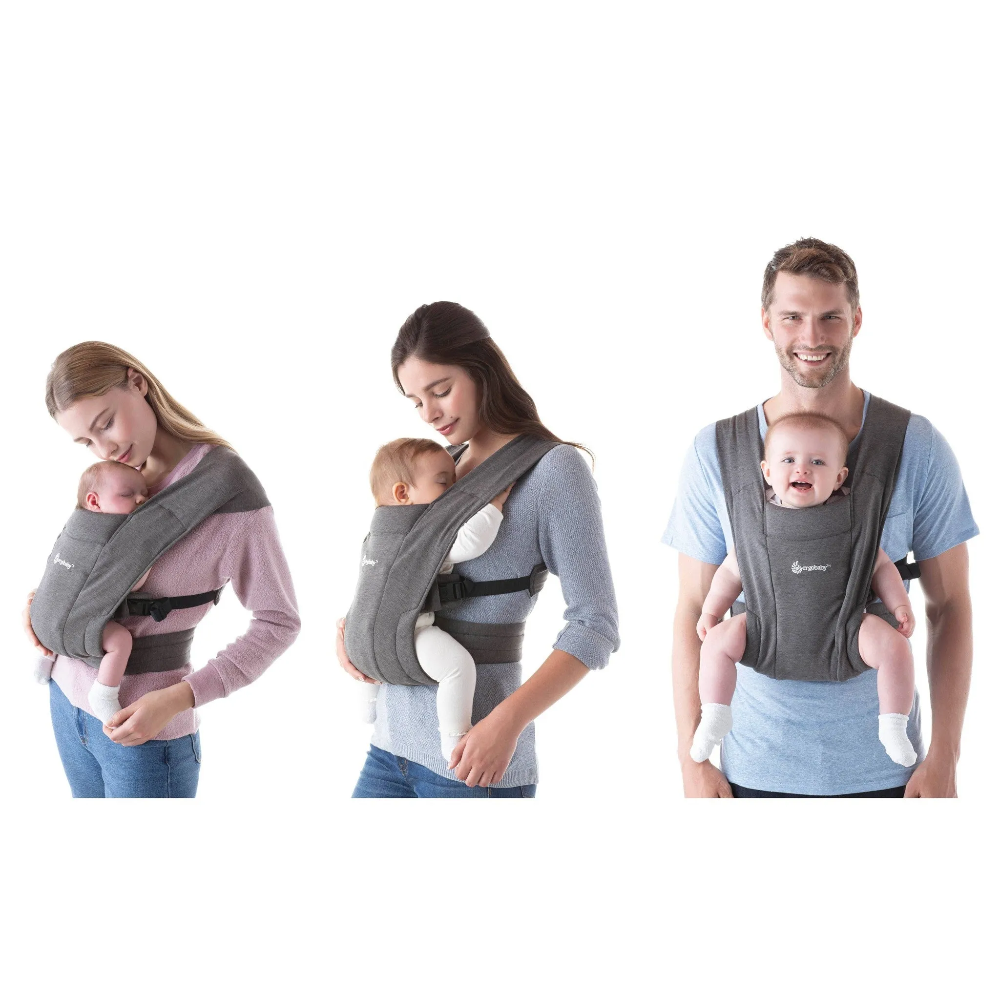 Ergobaby Embrace Cozy Knit Newborn Carrier For Babies - Olive