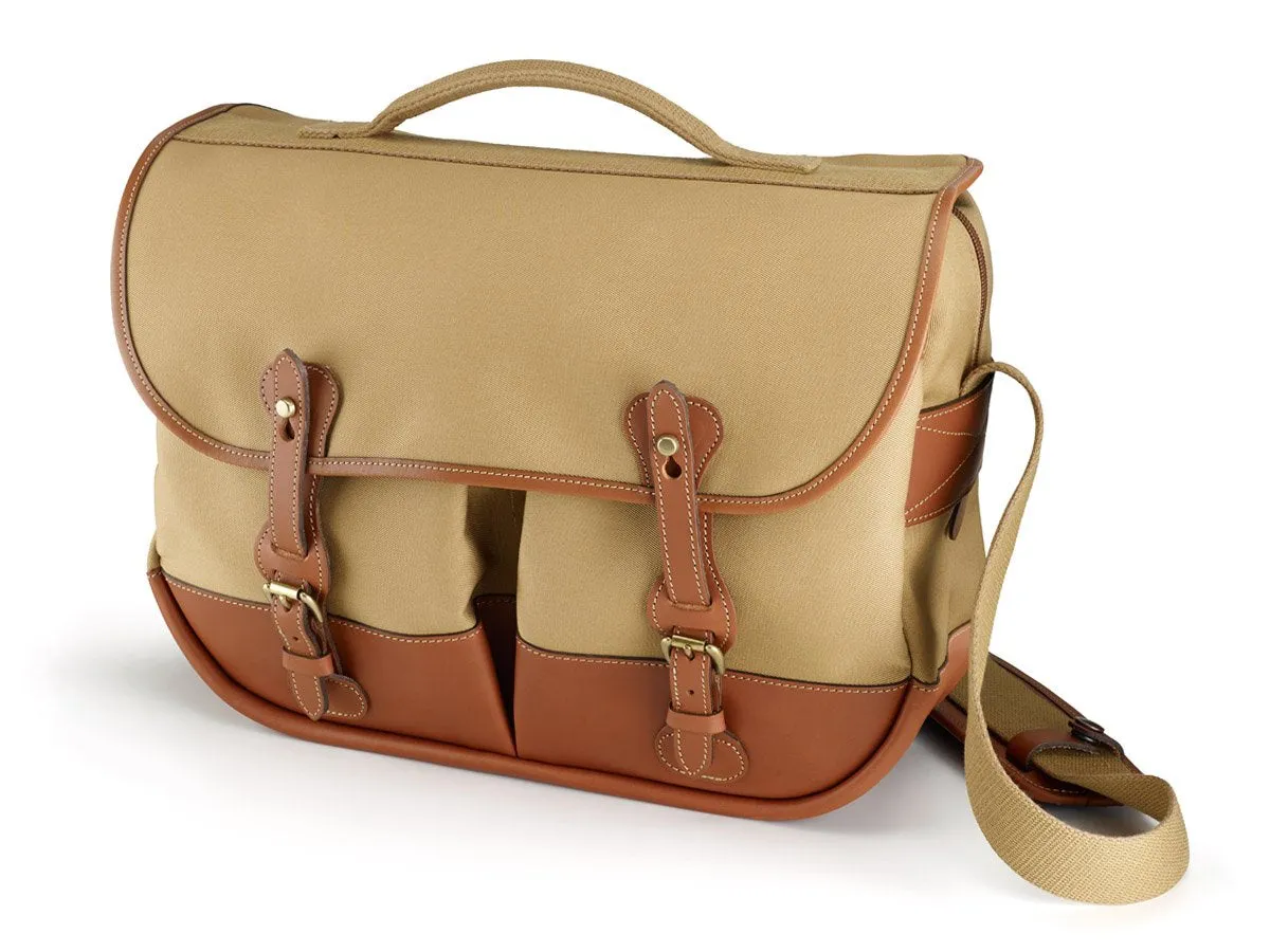 Eventer Camera/Laptop Bag - Khaki Canvas / Tan Leather