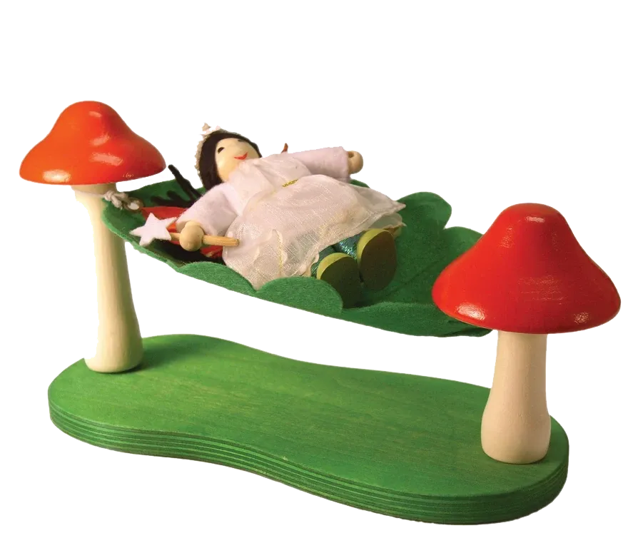 Fairy Forest Lodge Mushroom Hammock Set