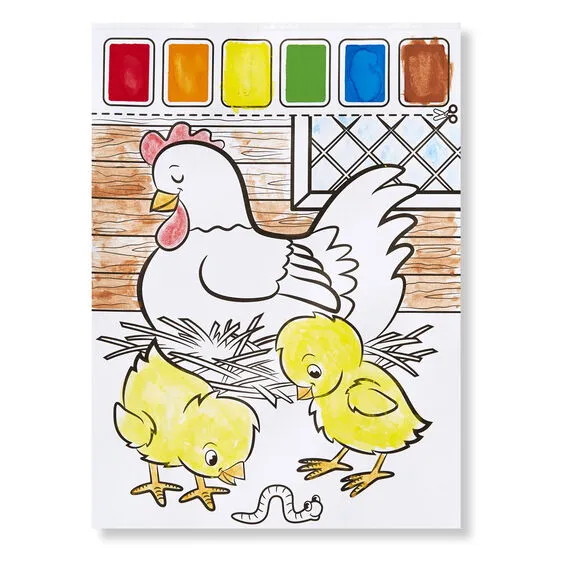 Farm Animals Paint With Water