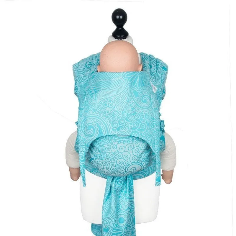 Fidella Fly Tai - MeiTai babycarrier Limited Edition - Masala Scuba Blue (Toddler Size)