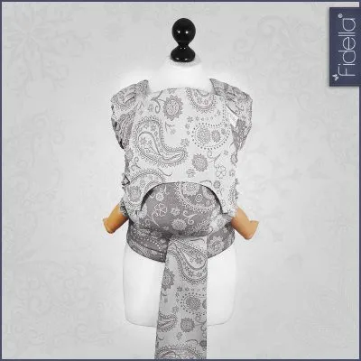 Fidella Fly Tai - MeiTai babycarrier Persian Paisley smoke (New Size 3 months  ) ***Pre-Order***