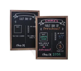 First and Last Day of School Chalkboard Sign