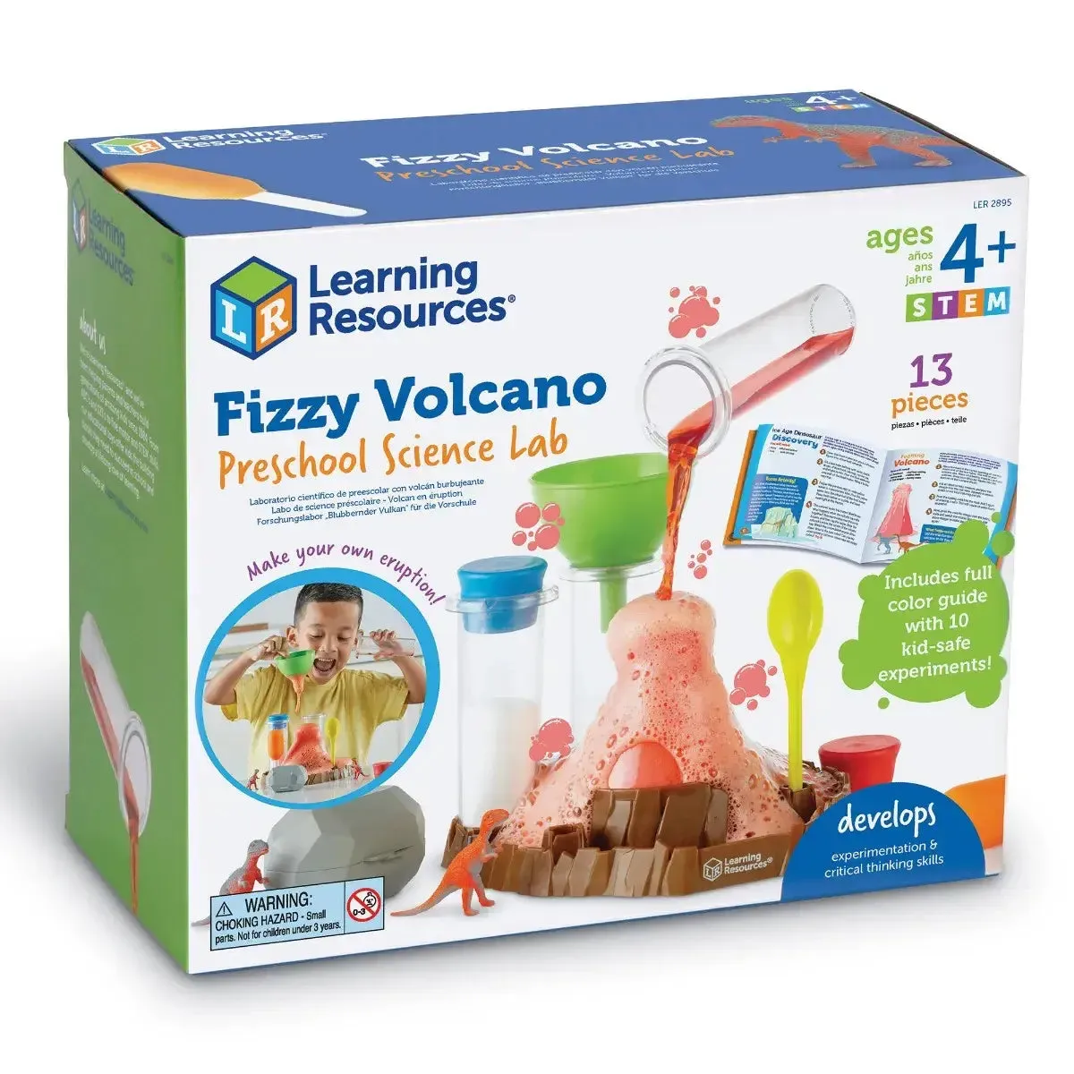 Fizzy Volcano Preschool Science Lab