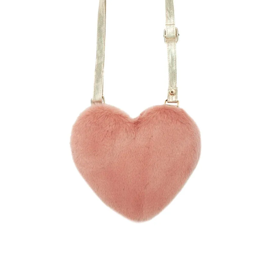 Fluffy Heart Bag Purse