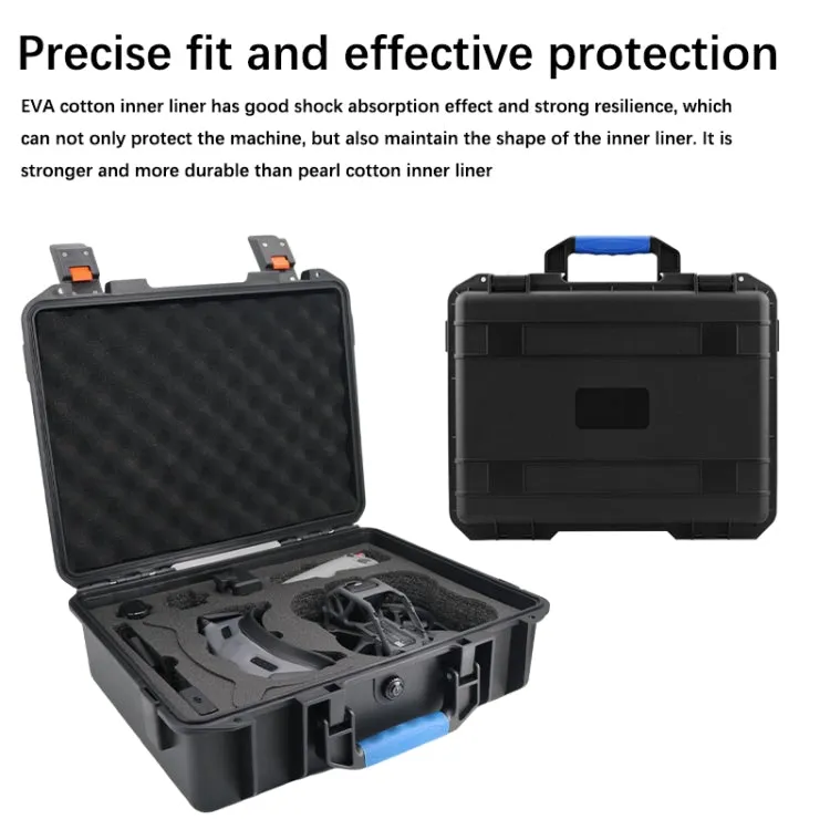 For DJI Avata Drone Explosion-proof Box Shockproof And Waterproof Bag(Black)