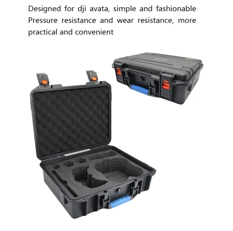 For DJI Avata Drone Explosion-proof Box Shockproof And Waterproof Bag(Black)