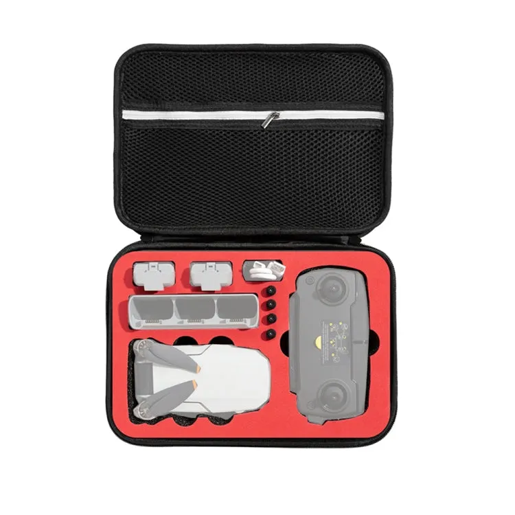 For DJI Mini SE Shockproof Nylon Carrying Hard Case Storage Bag, Size: 21.5 x 29.5 x 10cm(Black   Red Liner)