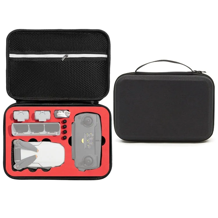 For DJI Mini SE Shockproof Nylon Carrying Hard Case Storage Bag, Size: 21.5 x 29.5 x 10cm(Black   Red Liner)