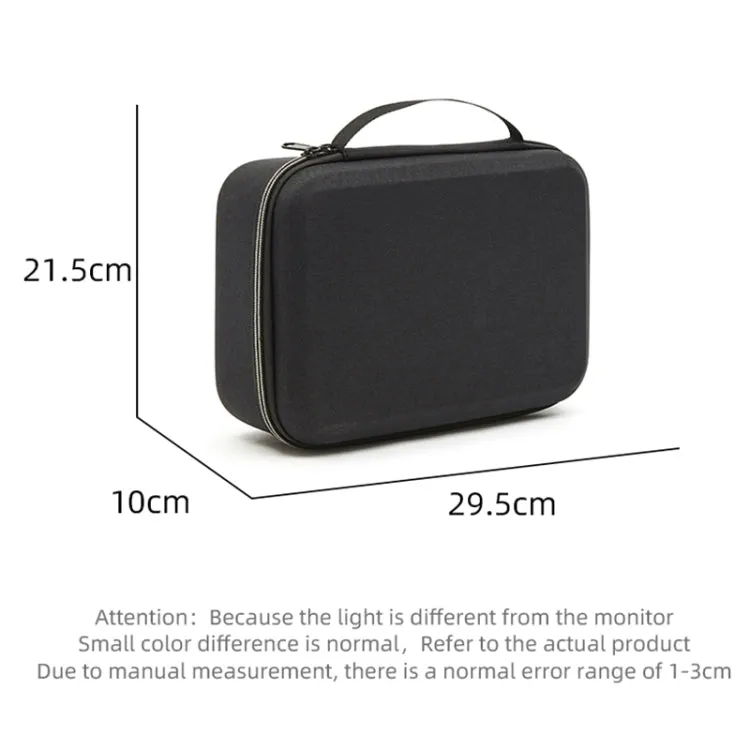 For DJI Mini SE Shockproof Nylon Carrying Hard Case Storage Bag, Size: 21.5 x 29.5 x 10cm(Black   Red Liner)