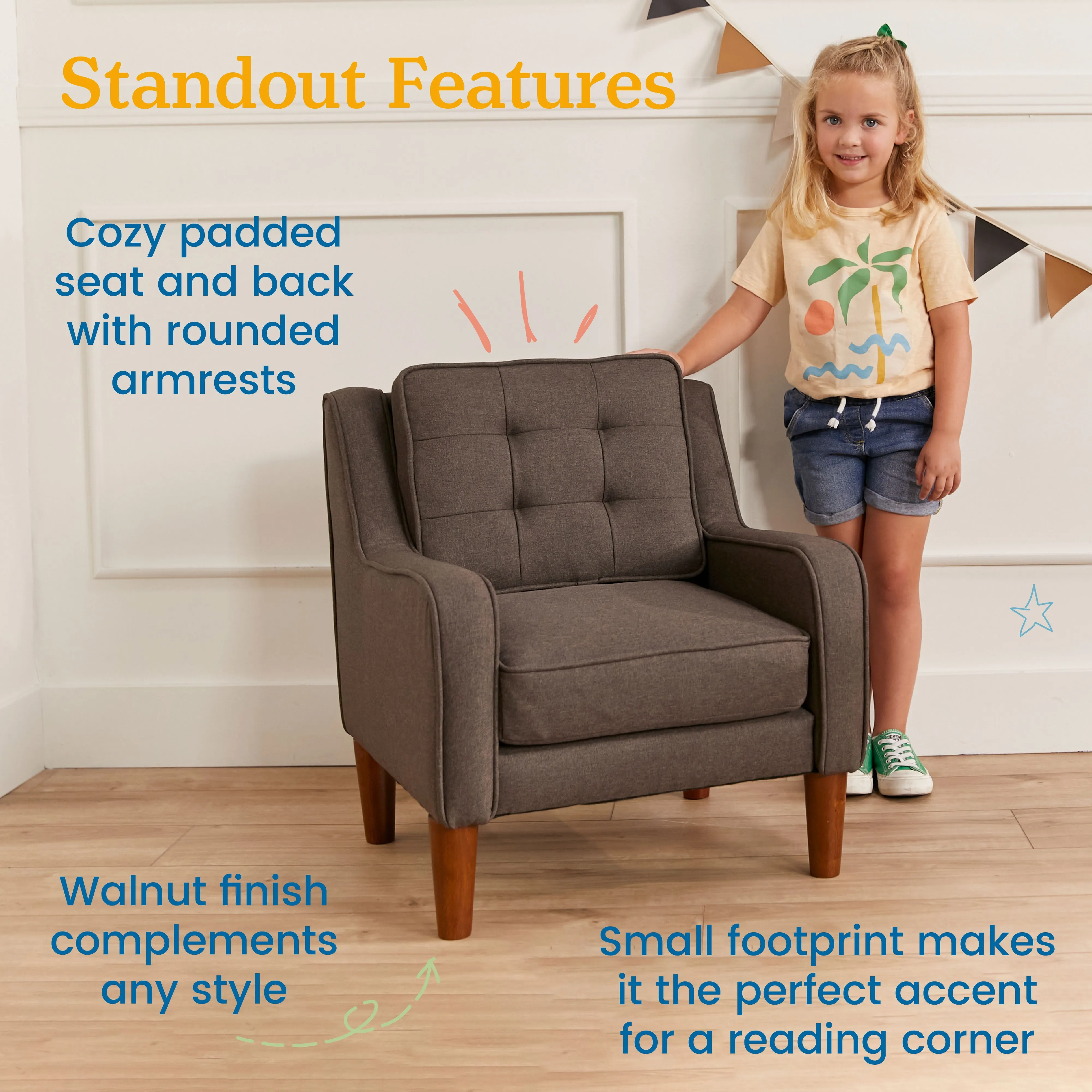 Frankie Arm Chair, Kids Furniture