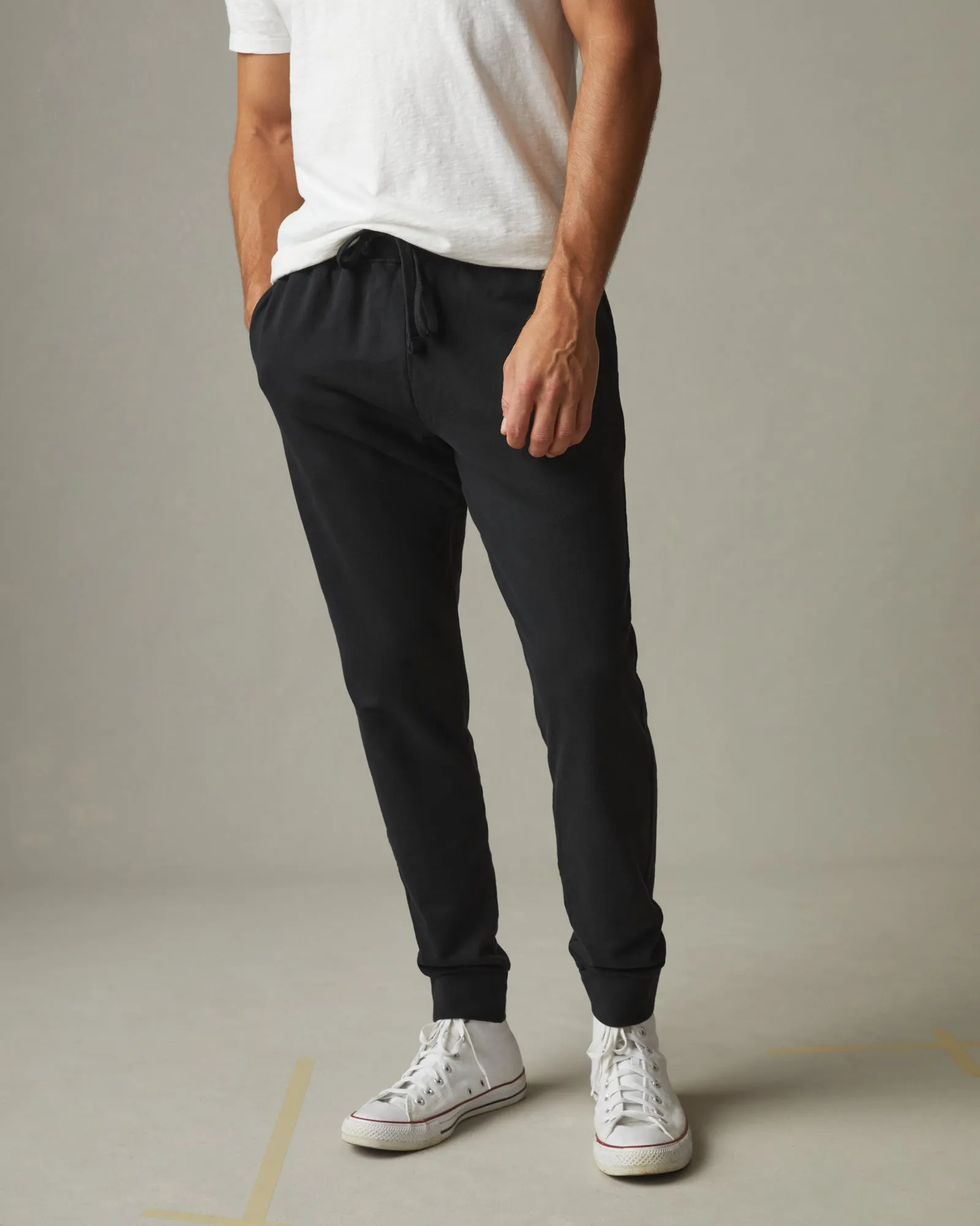 French Terry Jogger - Black