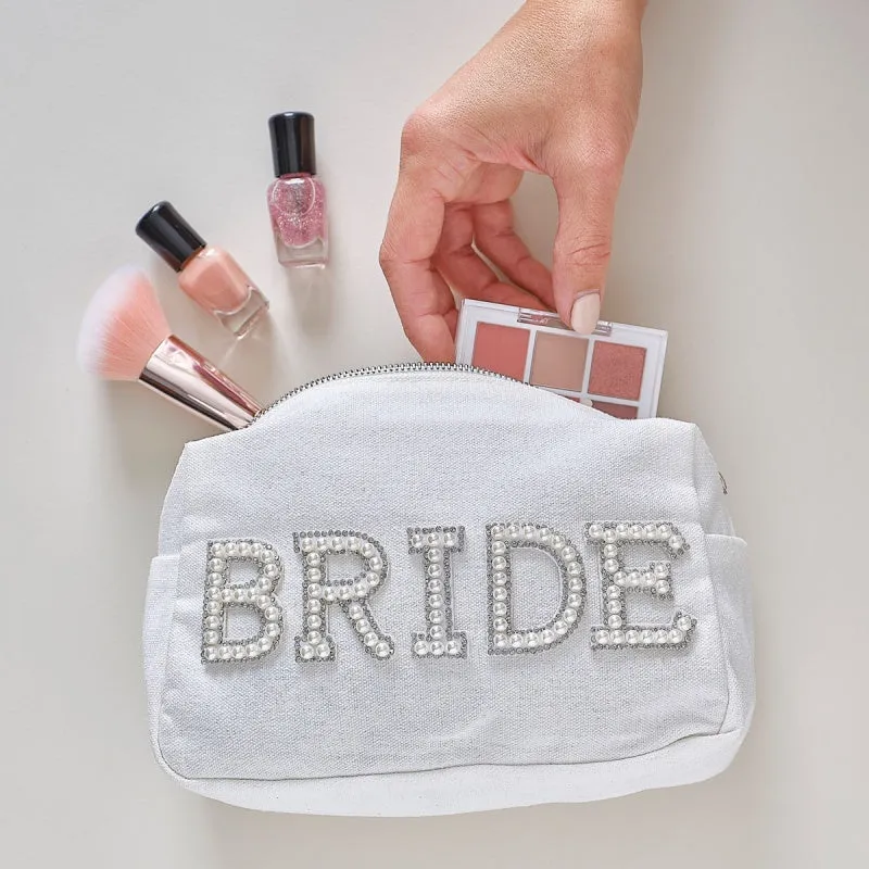 Ginger Ray Embellished Pearl Bride Makeup Bag