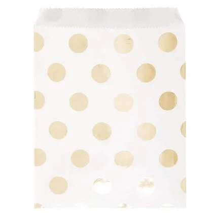 Gold Dot Treat Bag