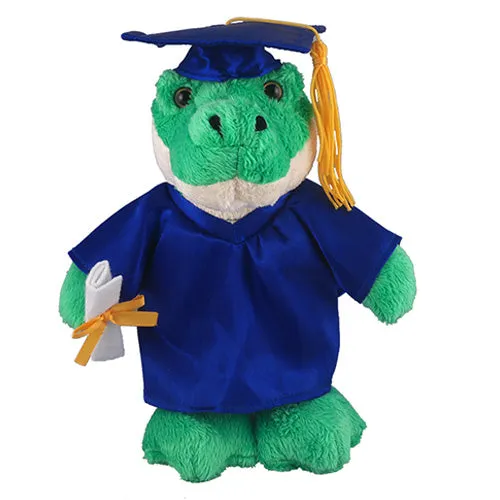 Graduation Stuffed Animal Plush Alligator 12"