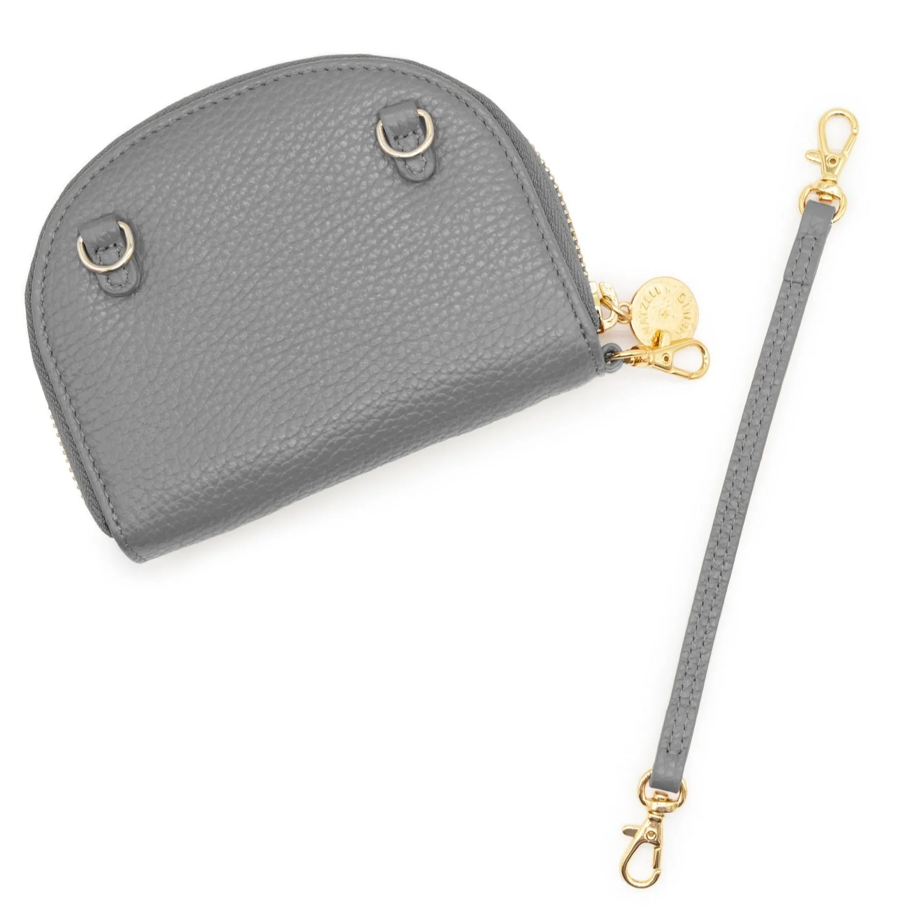 Gray Zip Coin Pouch 2.0