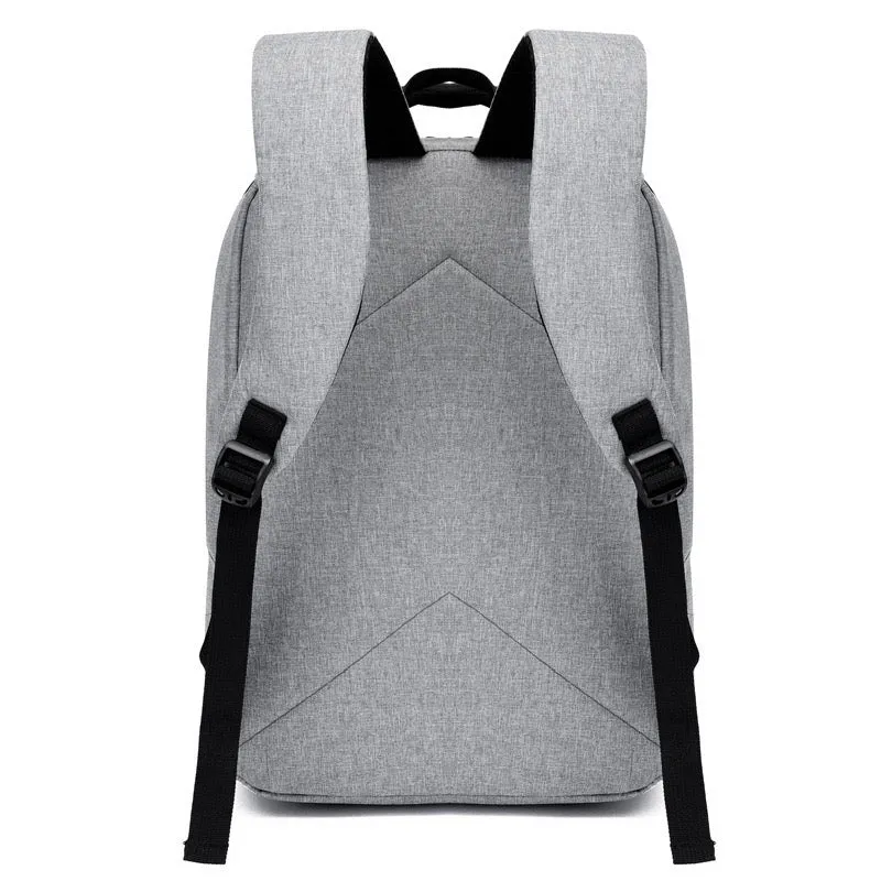 Grey Simple School College Bag 4245